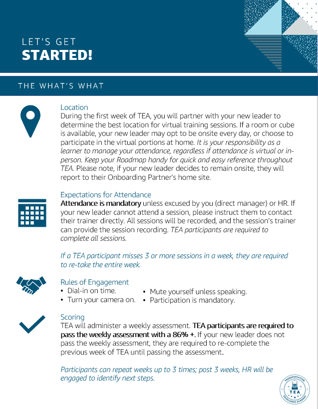 sample participant guide